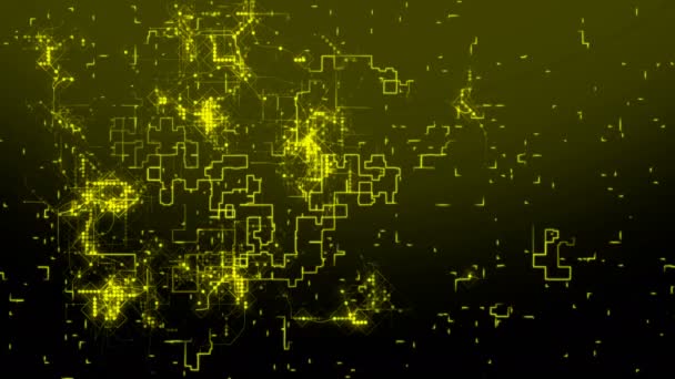 Animation jaune de la grille numérique 