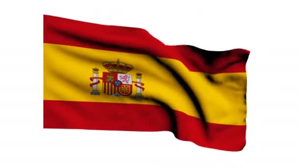 Bandera de España — Vídeos de Stock