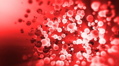 Soyut parlak küreler