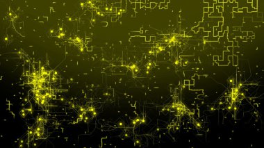 Yellow Digital Grid