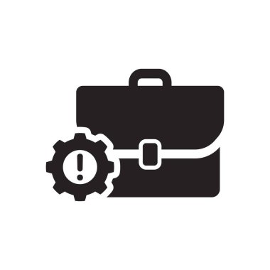 İş Bozma Simgesi Düz Vektörü. Temiz ve minimal grafik tasarımı.