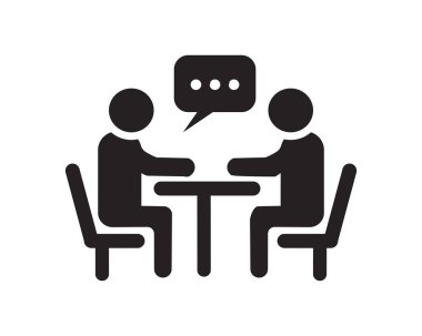 İstemci Simgesi Düz Vektörü. Temiz ve minimal grafik tasarımı.