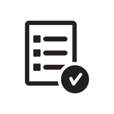 Güvenilirlik Simgesi Düz Vektörü. Temiz ve minimal grafik tasarımı.