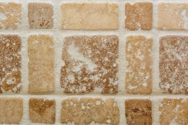 Doku, arka plan. Taş duvar.