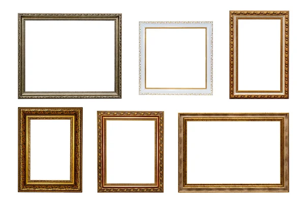 Picture frames. Isolated. White background. — Stock Photo, Image