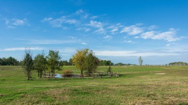 Beremytske Doğa Parkı, Chernihiv Bölgesi, Beremytske Köyü, Ukrayna. 