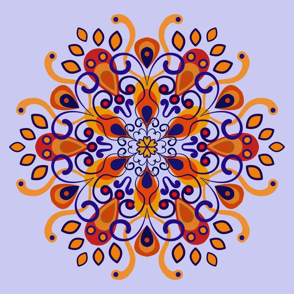 Mandala vector calado — Vector de stock