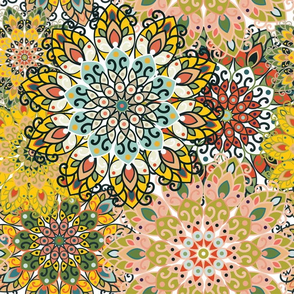 Mandala desen kumaş ya da kağıt üzerine basım için. 