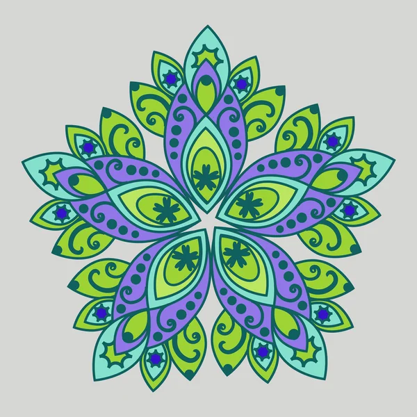 Mandala vecteur ajouré . — Image vectorielle