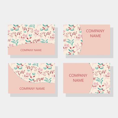 Vektör vintage kartvizit.