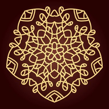 Etnik dekoratif öğe.