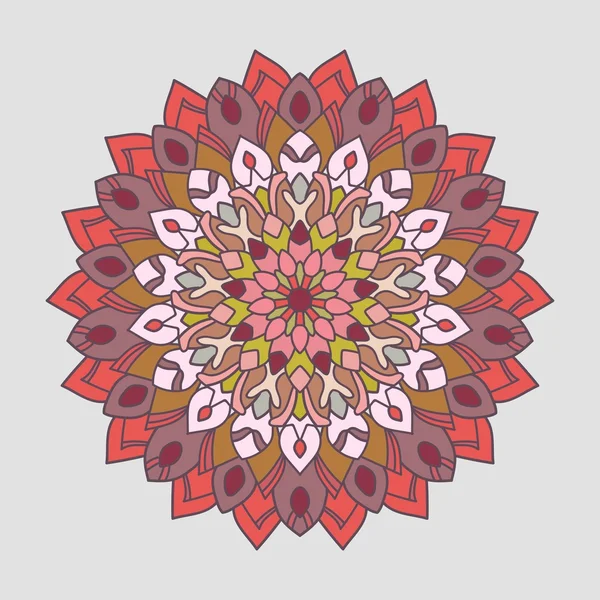 Mandala vecteur ajouré . — Image vectorielle