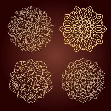 etnik dekoratif elemanlar.