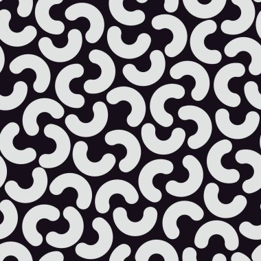 Geometrik darbe elementleri ile vektör kusursuz desen. Memphis geometrik anahatları modern moda. 