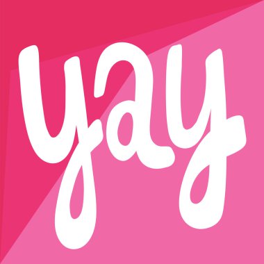 Yaşa! Dekorasyon tasarımı için çıkartma alıntısı. Grafiksel element vektör arkaplan resimleme metni. Alıntı kutusu simgesi. Moda baskısı.