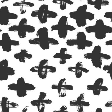 Kumaş tasarımı için tek renkli kusursuz desen. Su sıçramış boya lekesi. Arka plan dokusu eski kumaş. Mürekkep boyası çizgisi vektörü.