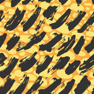 Kumaş tasarımı için çok renkli, pürüzsüz desen. Su sıçramış boya lekesi. Arka plan dokusu eski kumaş. Mürekkep boyası çizgisi vektörü.