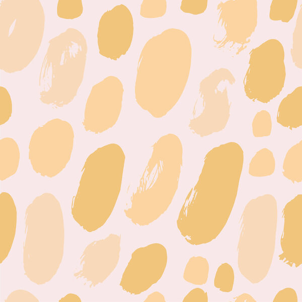 Векторный бесшовный рисунок с элементами геометрических мазков кисти. Мемфис геометрический очертания модный современный стиль. 