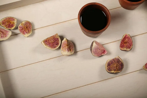 dried freeze dried figs are on the table