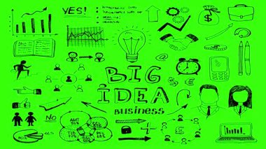 Yeşil zemin üzerindeki hareketli okul unsurları eğitim içeriği, okul promosyonları ve canlı öğrenme materyalleri için canlı bir his yaratıyor..