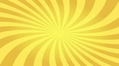 Bu çizgi roman tarzı günışığı arka planına canlı, dinamik bir retro hissi ekleyin, videolar, sosyal medya ve hareketli grafikler için mükemmel, enerji ve görsel ilgi ekleyin.