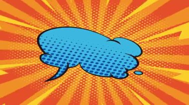 Enerji dolu canlı pop sanatları konuşma baloncukları, duyurulara ve mesajlara retro ve dinamik bir his eklemek için mükemmel. Cesur iletişim ve yaratıcı stil için kullan.