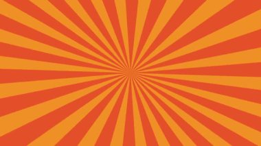 Dinamik arka planlar için canlı turuncu güneş patlaması animasyonu. Bunu projelerinize enerji katmak için kullanın, geçmişe dönük tasarımlardan göz alıcı reklamlara kadar..