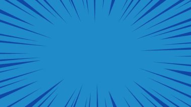 Enerjik mavi patlama animasyonu dinamik hız çizgileriyle aksiyon sahneleri, sunumlar ve bugünkü heyecan verici ticari projeler için modern bir zemin oluşturur..