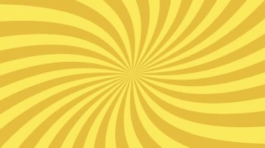 Altın sarısı güneş patlaması dışa doğru yayılıyor, dinamik enerji yaratıyor, arka planlara, animasyonlara ve canlı promosyon malzemelerine retro bir dokunuş eklemek için mükemmel..