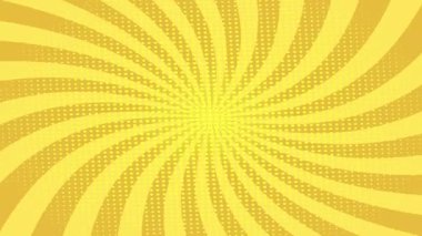 Bu dinamik sarı patlama arkaplanına yarım tonluk nokta desenli enerji ve retro titreşimler ekleyin. Heyecan verici projeler için mükemmel bir klasik mizah anlayışı..