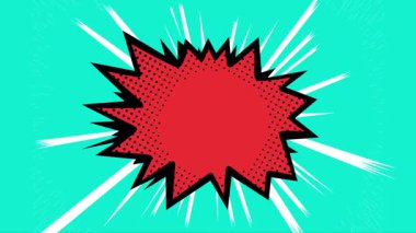 Patlayıcı turuncu ve kırmızı çizgi roman tarzı arka plan patlama efektiyle her projeye dinamik enerji eklemek için idealdir. Süper kahraman temaları ve retro tasarımları için mükemmel..