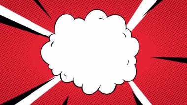 Explosive orange and red comic book style background with a burst effect, ideal for adding dynamic energy to any project. Perfect for superhero themes and retro designs.