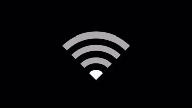 Wi-Fi sinyali tam çubuktan kırmızı ünlem işaretine indirgeniyor, ağ arızası, çevrimdışı durum ve kablosuz iletişim sorunları gösteriyor