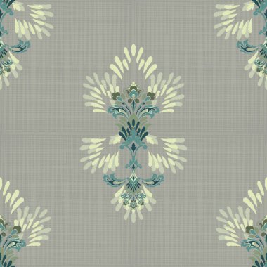 Afrika boho desenli desenli desenli Ikat desenli işlemeli motifler. Etnik faks çiçekli Hint deseni Ikat desenli Etnik desen. Sınır Hindistanı çiçekli Aztek nakış desenleri..