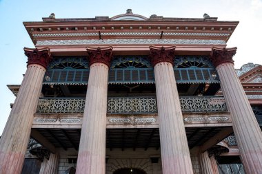 Puthia, Rajbari Sarayı ve Puthia, Rajshahi, Bangladeş 'te Neoklasik Mimari.