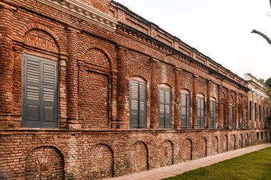 Puthia, Rajbari Sarayı ve Puthia, Rajshahi, Bangladeş 'te Neoklasik Mimari.