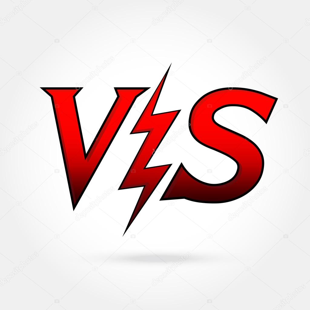 Versus - Versus background. Sport competition VS poster, game fight