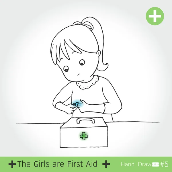 First aid set — Wektor stockowy
