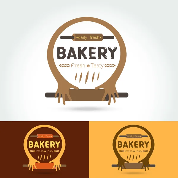 Logo bageri för butiker — Stock vektor
