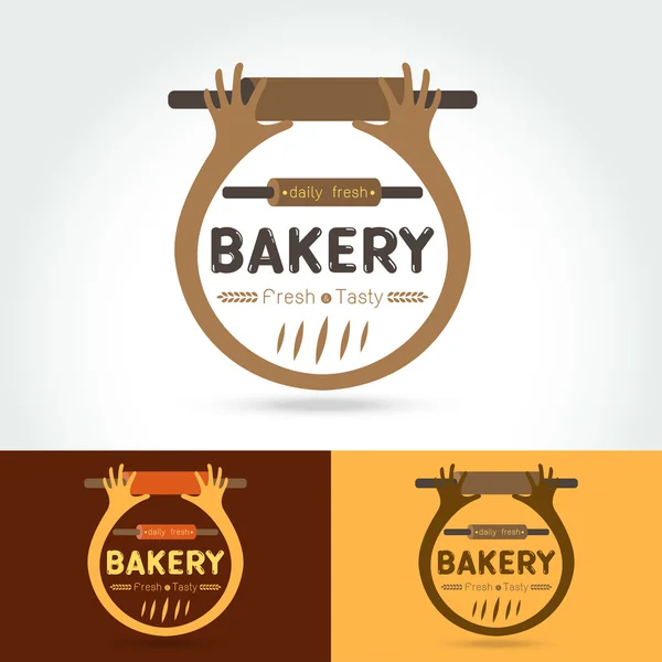 Logo bageri för butiker — Stock vektor