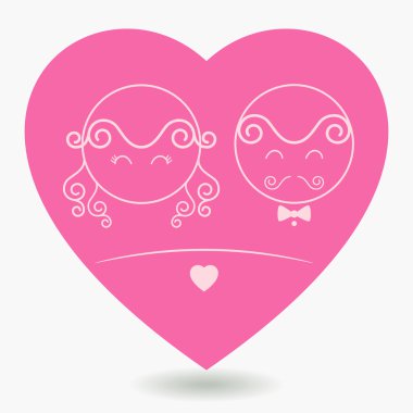 düğün davetiyesi vektör illüstrasyonu