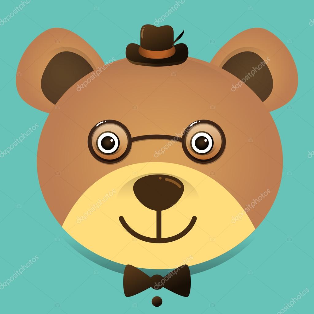 teddy bear with glasses