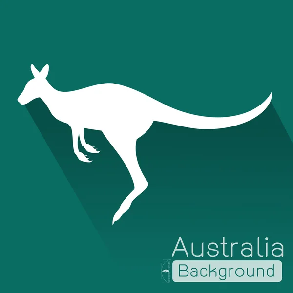Vetor logotipo canguru —  Vetores de Stock