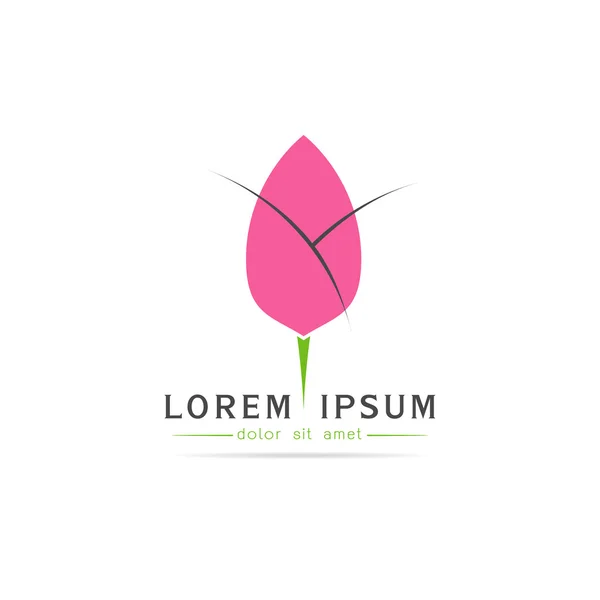 Logo fleur de lotus — Image vectorielle