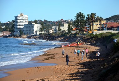 Collaroy sahilde turistler