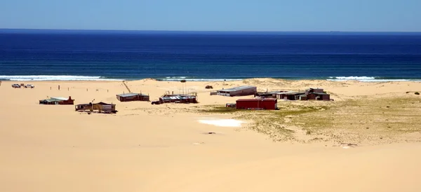 Cabanes en étain de Tin City en Australie — Photo