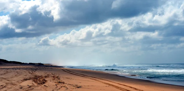 Vue Diurne Rivage Sablonneux Contre Eau Mer Ondulée Sydney Australie — Photo