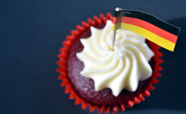 Happy Independence Day cupcake — Stock Photo, Image