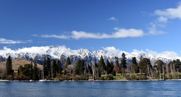 Lake Wakatipu in New Zealand