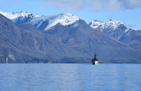 Lake Wakatipu in New Zealand